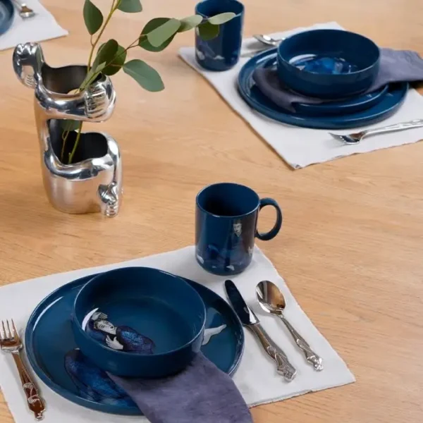 MUG SET OF 4 indigo blues